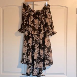 Floral Off the shoulder dress